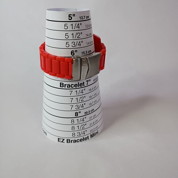 Huarex Caimano Quartz Watch Unisex Red Plastic Rotating Bezel Date - Picture 10 of 12